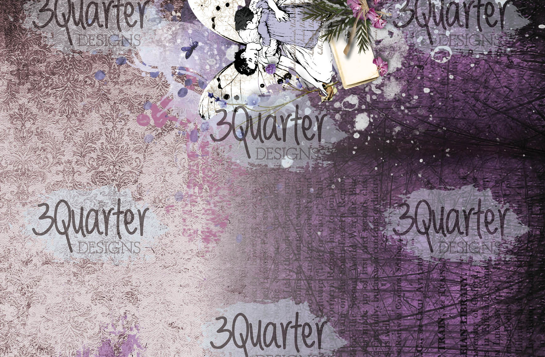 3Quarter Designs - Enchanted Amethyst - Card Kit