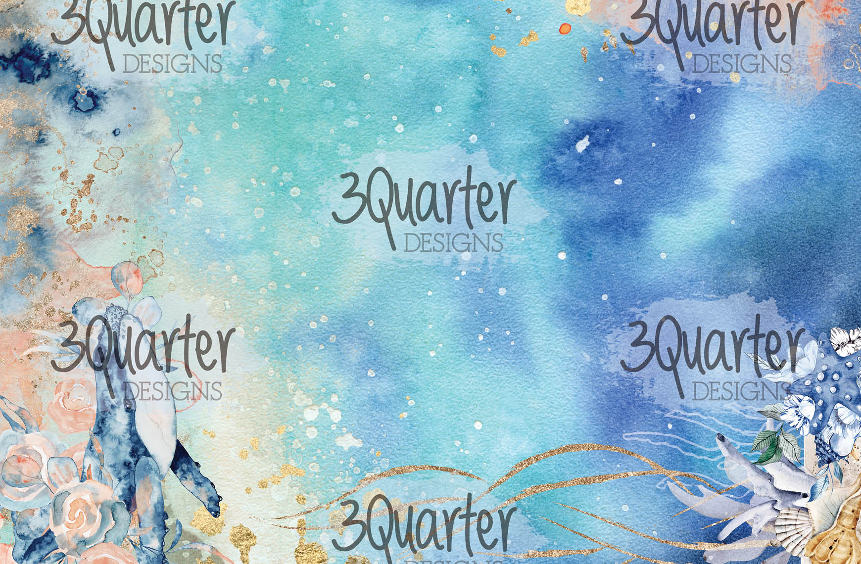 3Quarter Designs - Ocean Lovers - Card Kit