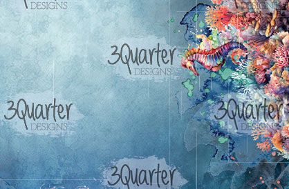 3Quarter Designs Poseidon's Kingdom 6x4 Card Pack