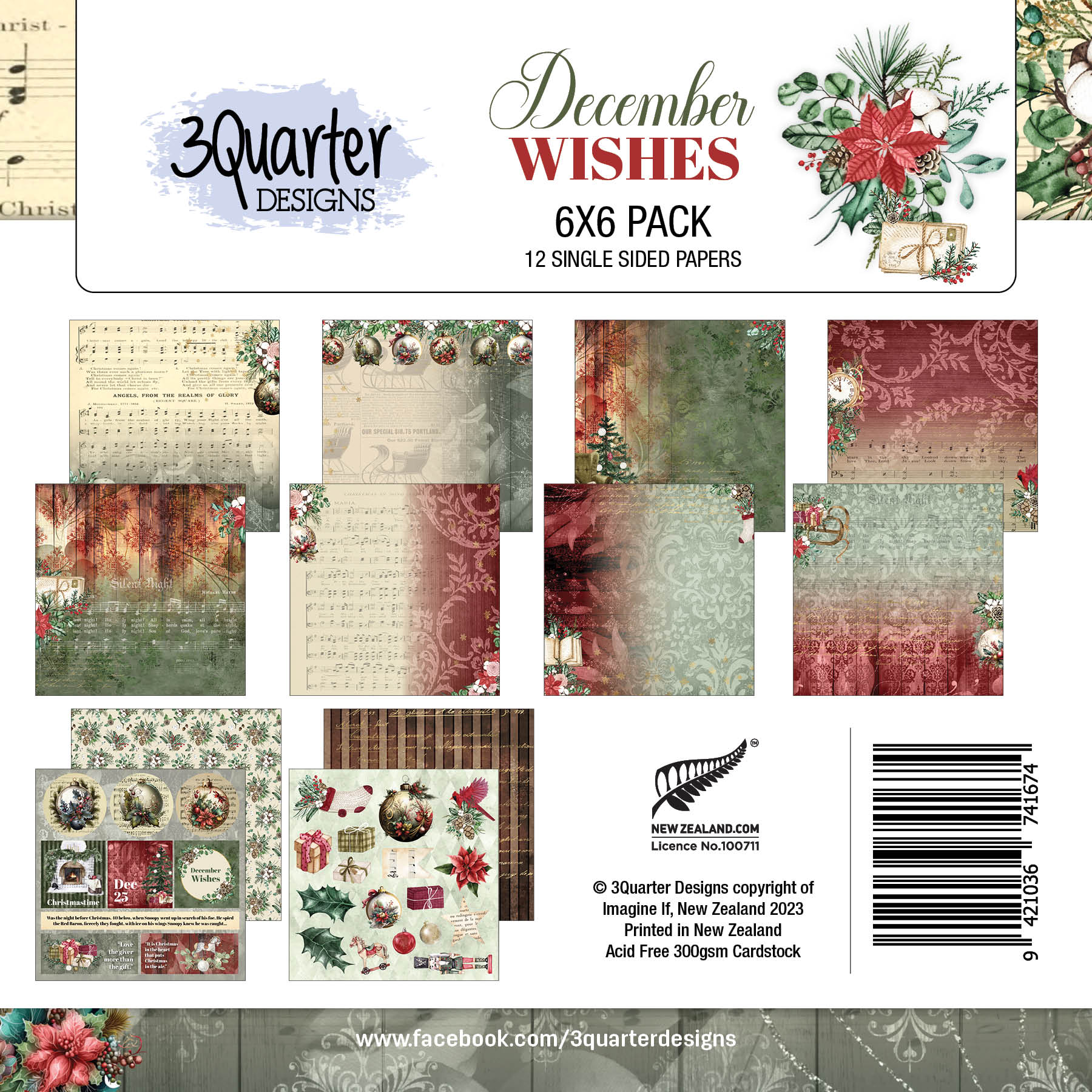 December Wishes 6x6 Pack