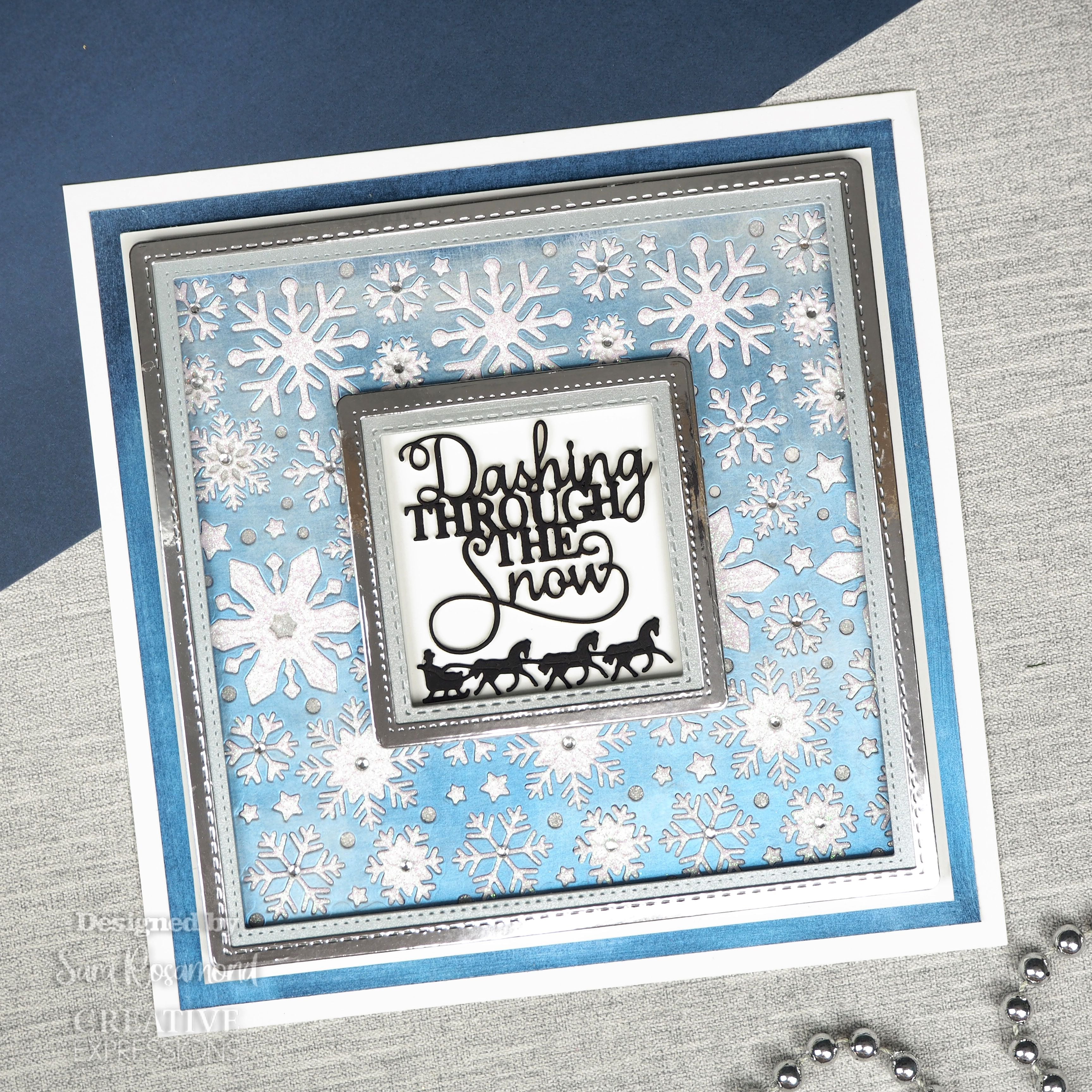 Creative Expressions Sue Wilson Festive Snowflake Panel Craft Die