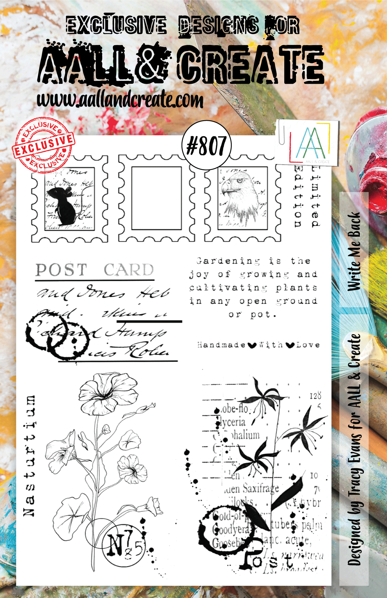 AALL and Create Stamp Set - 807 - Write Me Back