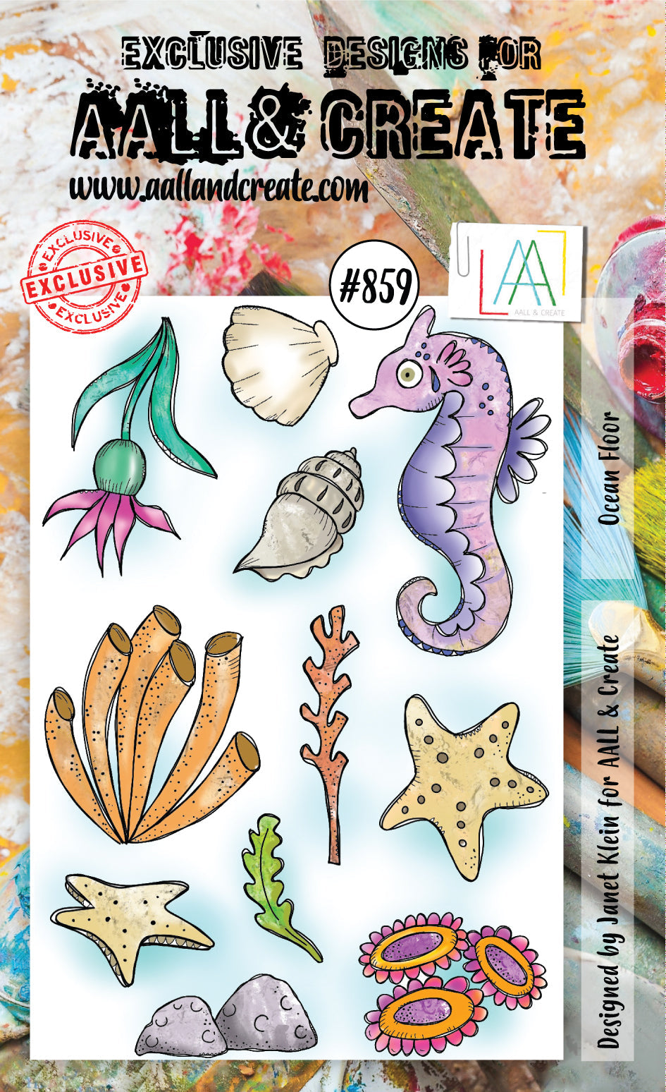 AALL and Create Stamp Set - 859 - Ocean Floor