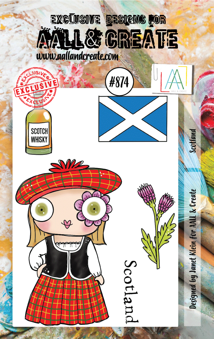 AALL and Create Stamp Set -874 - Scotland