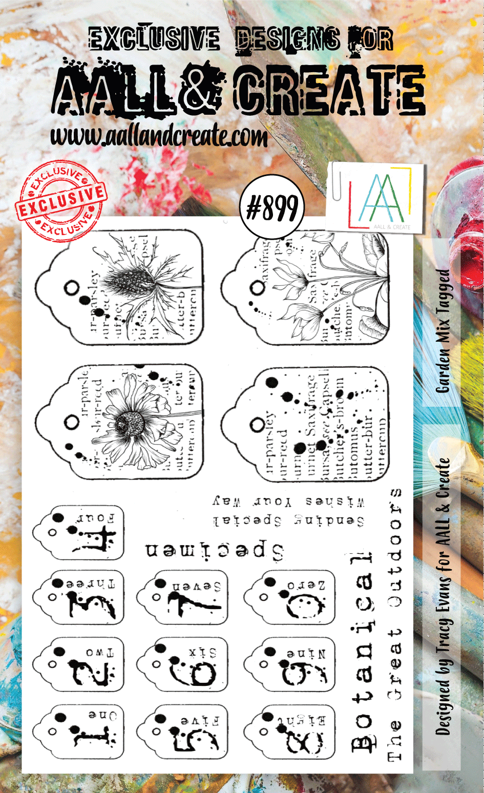AALL and Create Stamp Set -899 - Garden Mix Tagged