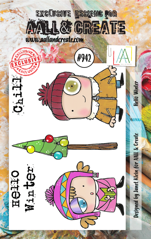 AALL and Create A7 Stamp Set - #942 - Hello Winter
