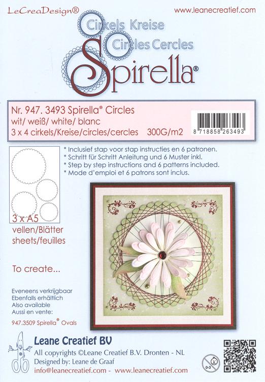 Le Crea Design - Spirella Cards - 12 Pre Cut Circles