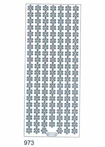 Deco Stickers - Snowflake Border