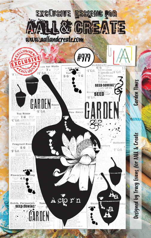 AALL and Create A7 Stamp Set - #979 - Garden Times