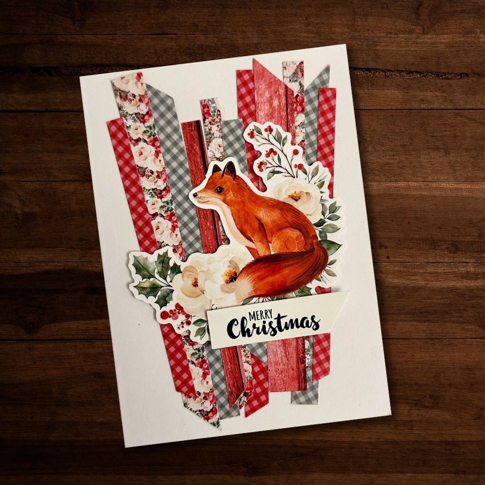 Merry Little Christmas Embossed Die Cuts 30456