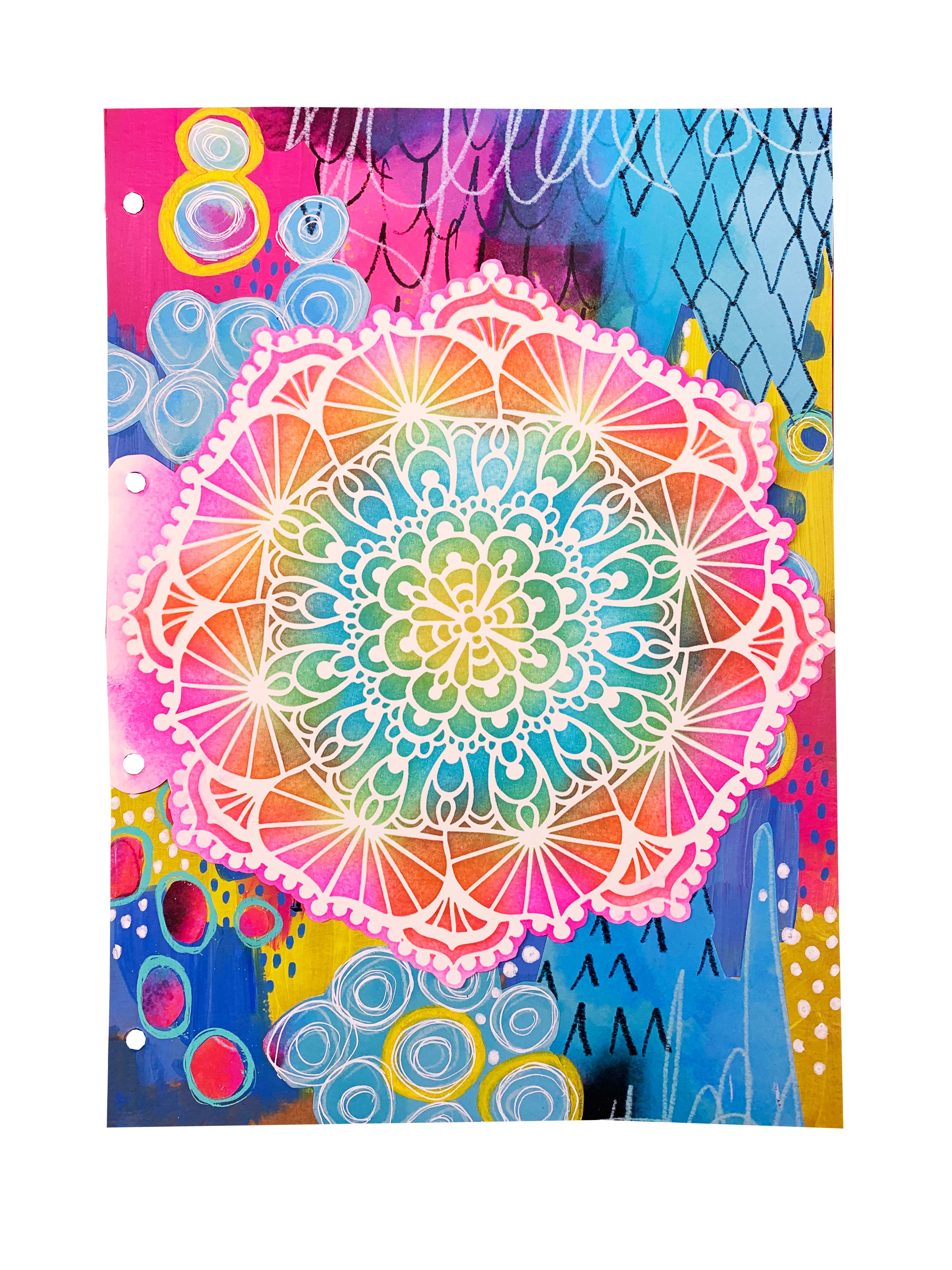 ABM Mask Lovely Mandala Essentials 200x200x1mm 1 PC nr.70