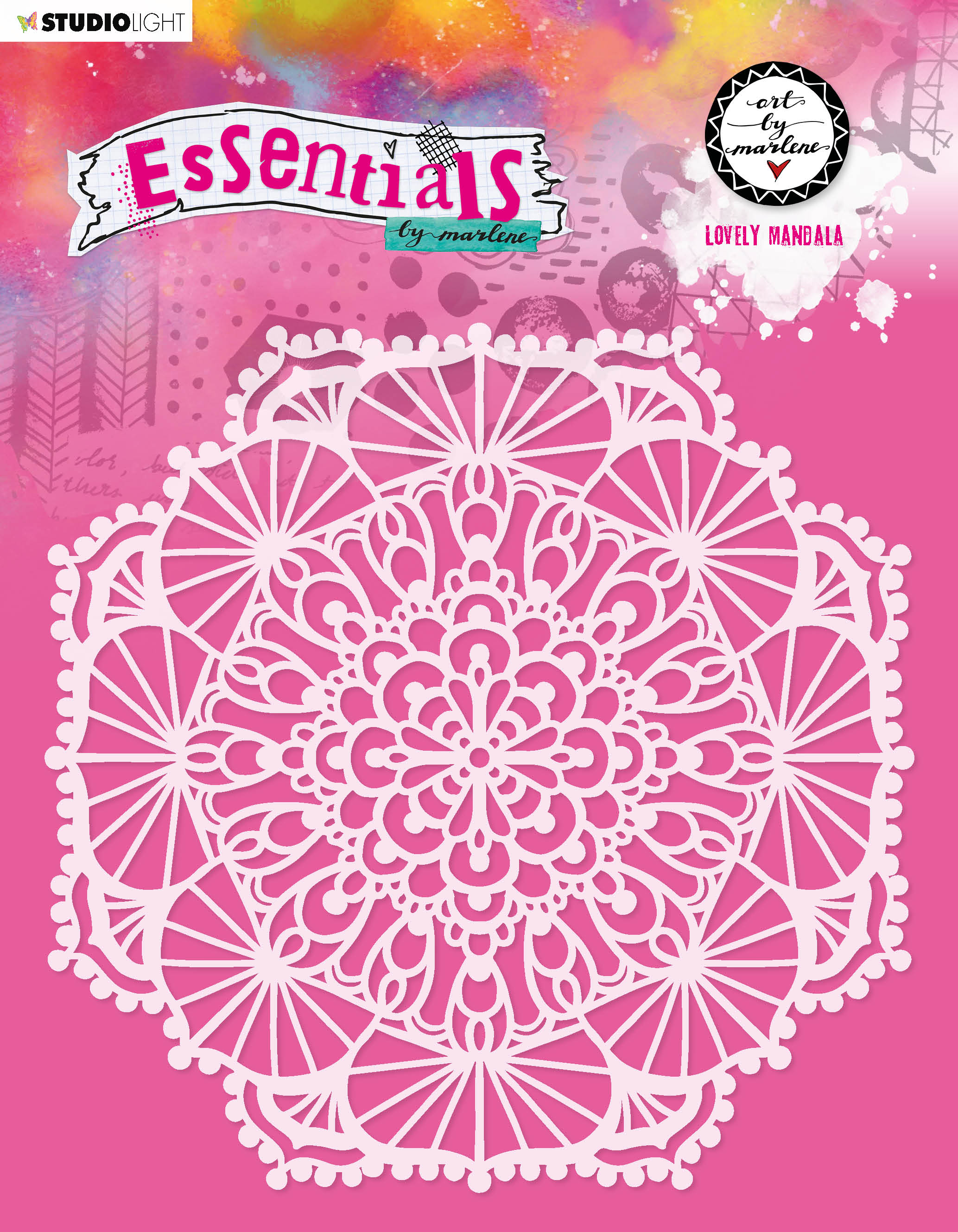 ABM Mask Lovely Mandala Essentials 200x200x1mm 1 PC nr.70