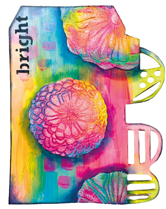 ABM Paper Pad Die-Cut Paper Tags Funny 450 GSM Art Paper Essentials 134x169x12mm 21 SH nr.08