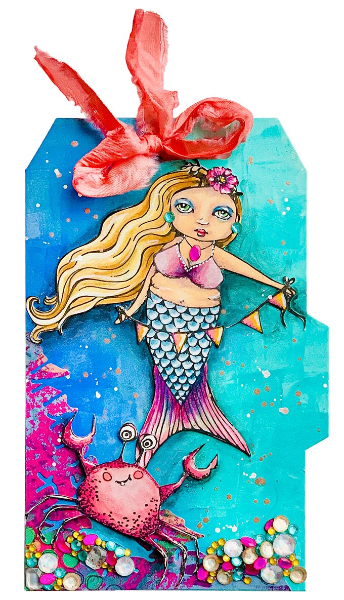 ABM Clear Stamp Life's a beach So-Fish-Ticated 148x210mm nr.11