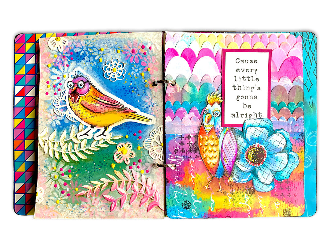 ABM Mask Floral Frame Signature Collection 203.2x203.2x1mm 1 PC nr.184