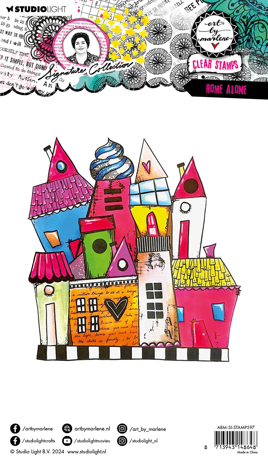 ABM Clear Stamp Home Alone Signature Collection 148x210x3mm 18 PC nr.597