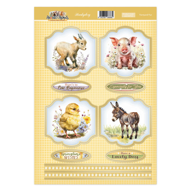 Farmyard Fun Topper Sheet