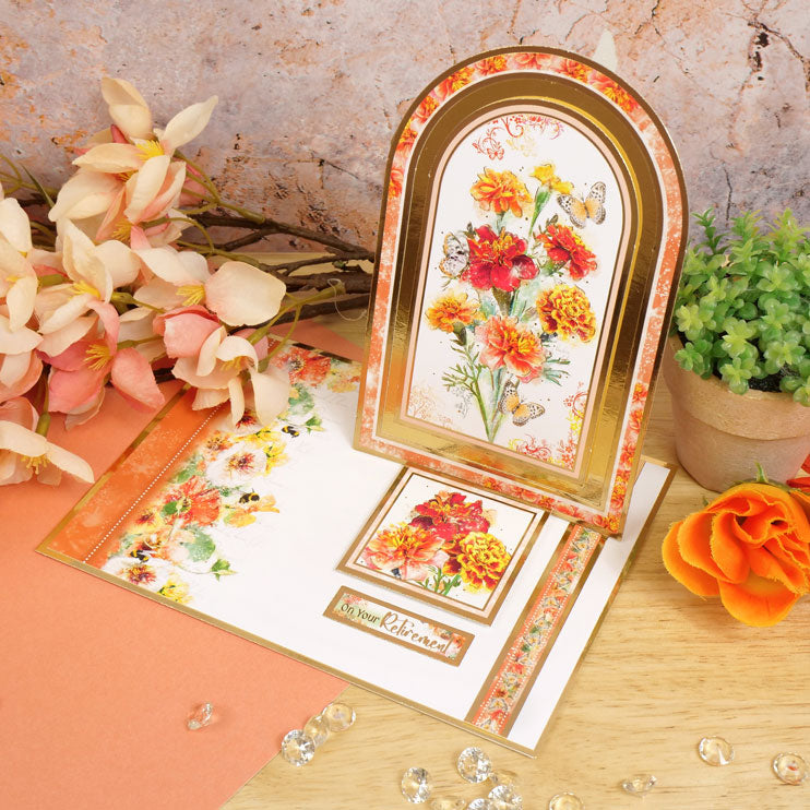 Sunset Flourishes Luxury Topper Set