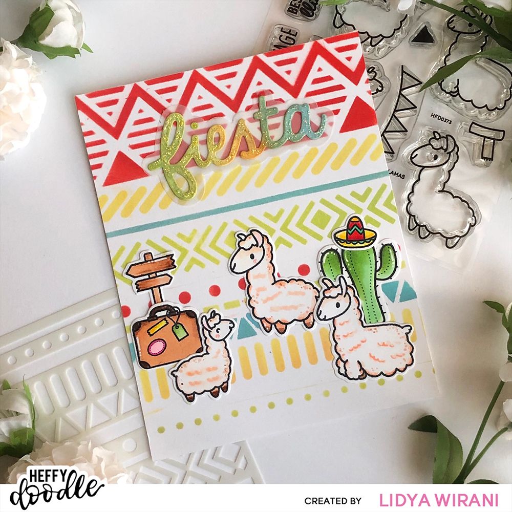 Llamazing Llamas Stamps