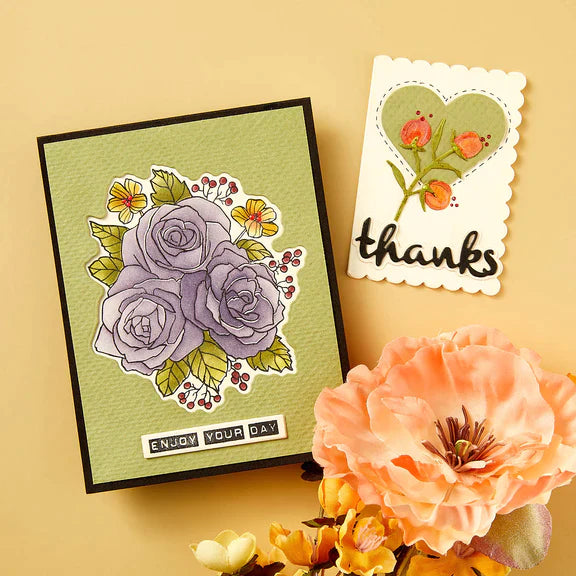 Garden Party SDS & Stencil Bundle from the  From the Garden Collection by Wendy Vecchi