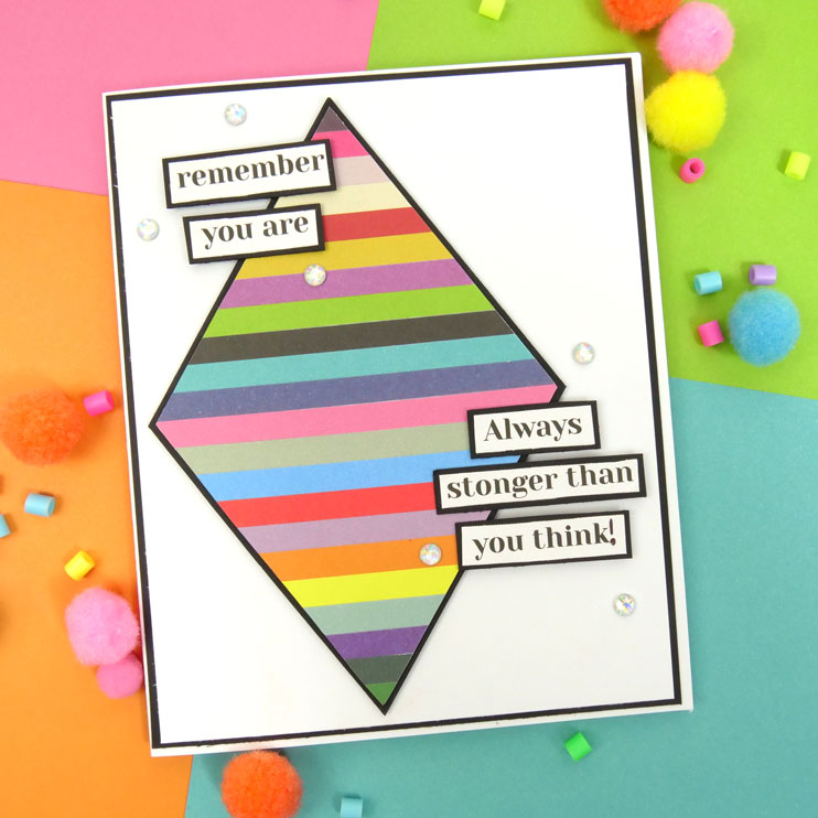 Colour Block Paper Pad - Brights - Matt