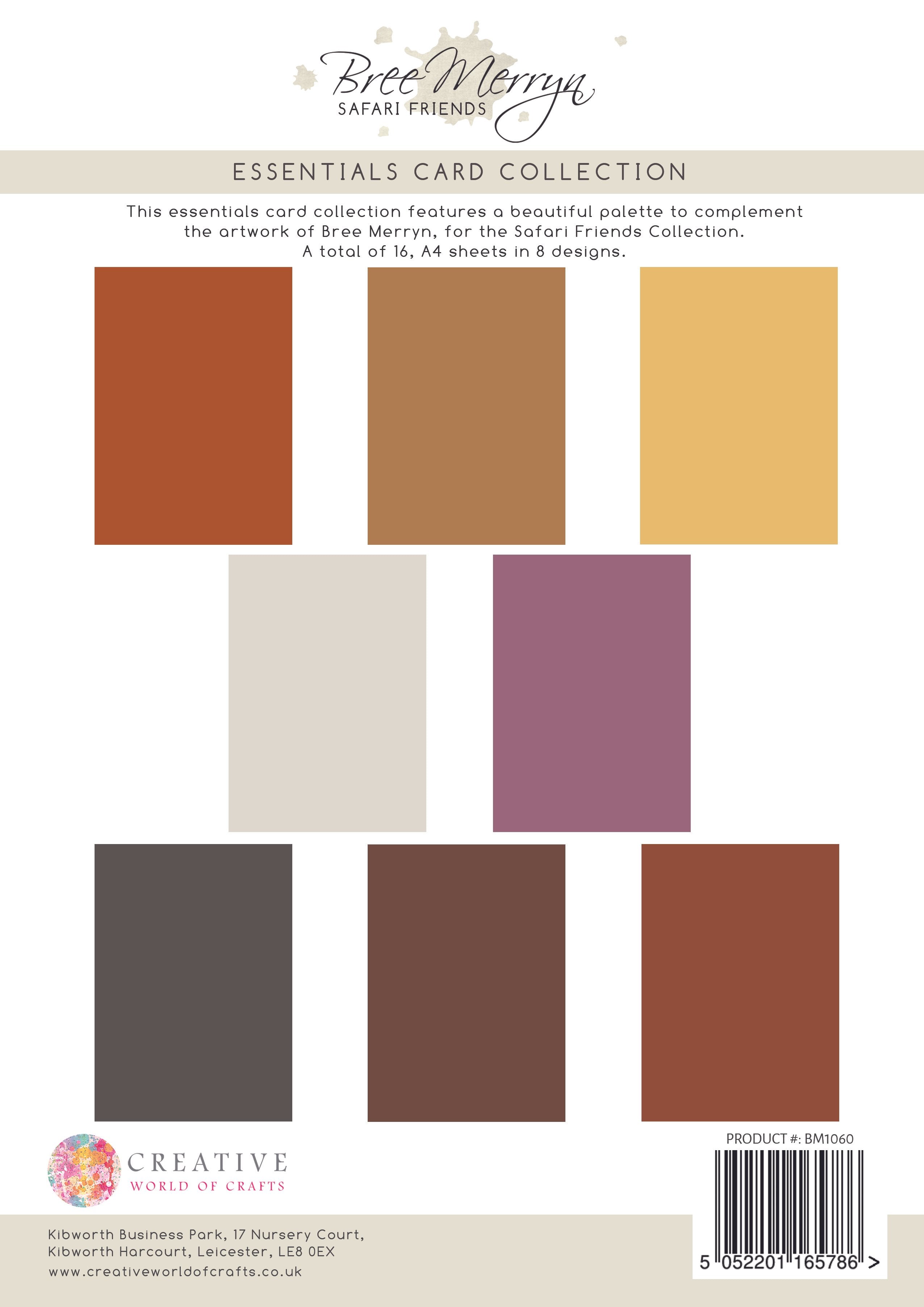 Bree Merryn Safari Friends - Essentials Colour Card