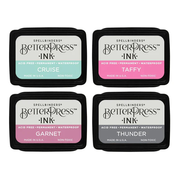 Jet Set BetterPress Ink Mini Set - 4 Pack