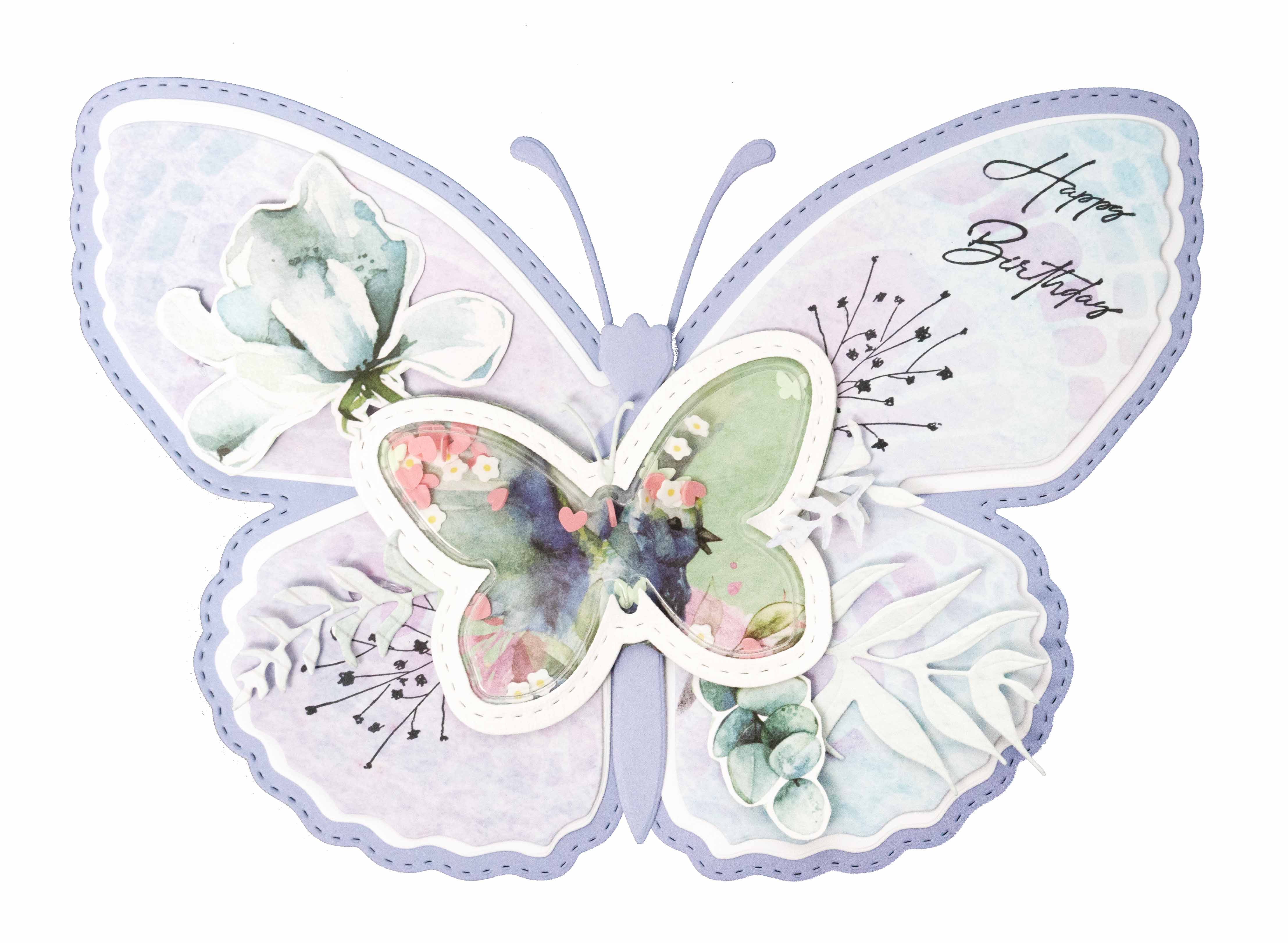 SL Mask Big Butterfly Blooming Butterfly 140x200x1mm 1 PC nr.168