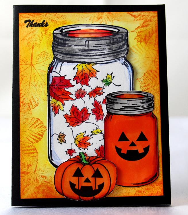 Frog's Whiskers Ink Stamp - Little Pumpkin Face