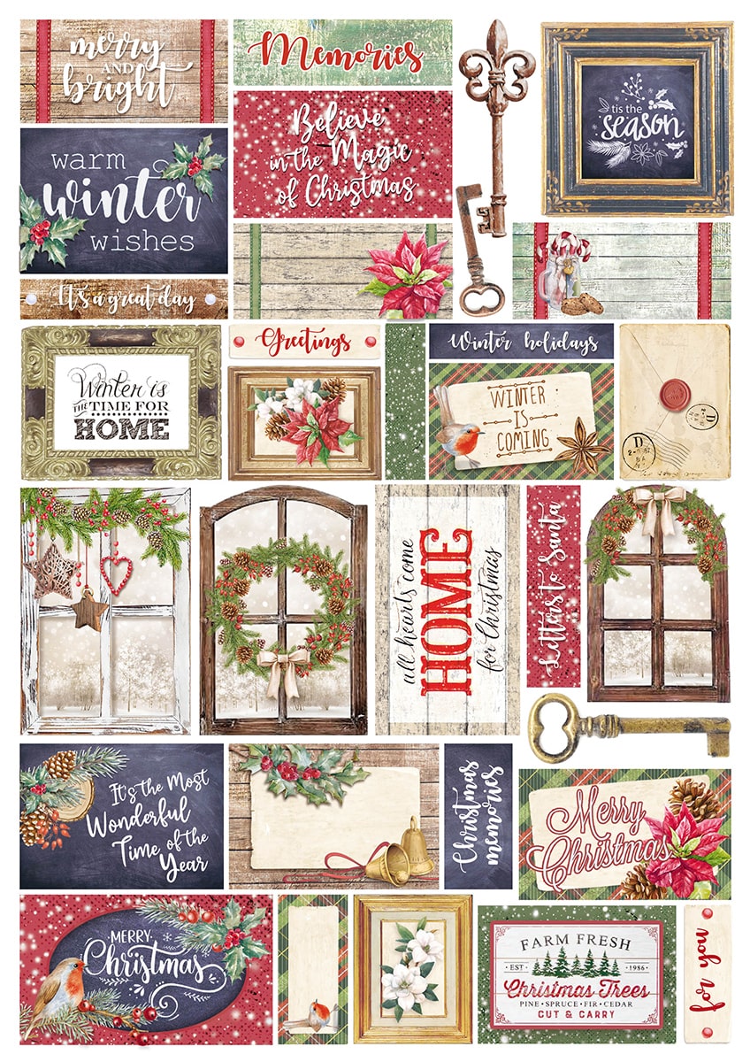 Christmas Vibes Pad A4 9/Pkg