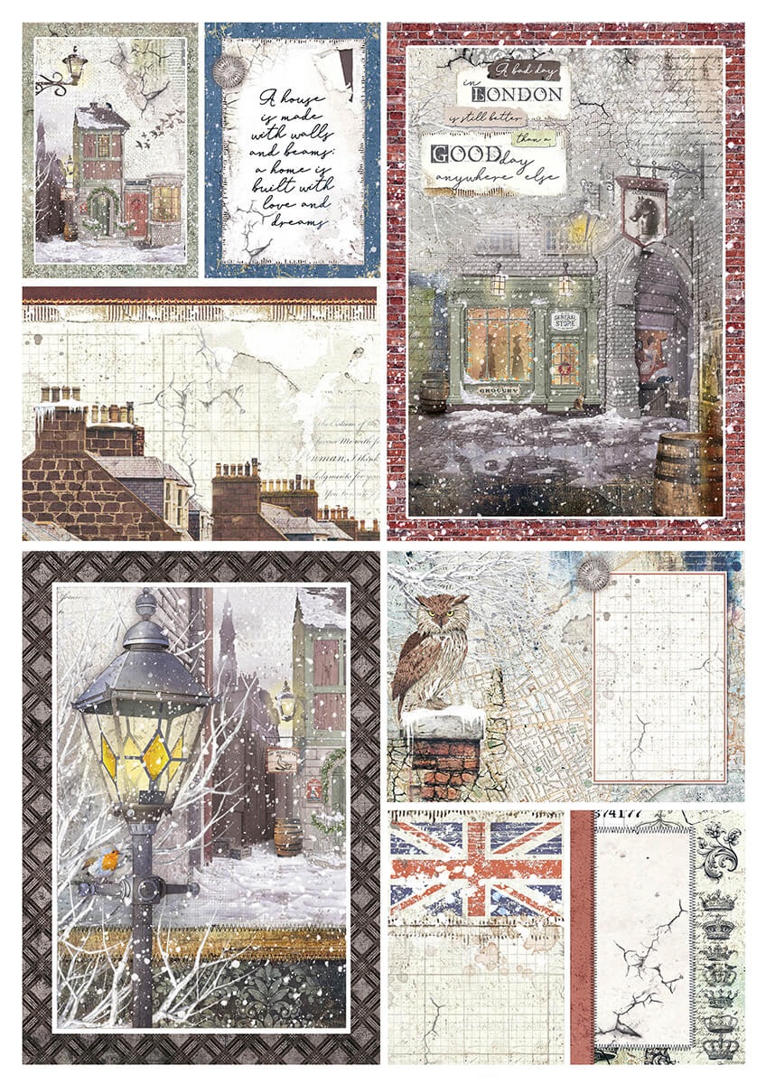 London's Calling Creative Pad A4 9/Pkg + 1 Free deluxe sheet