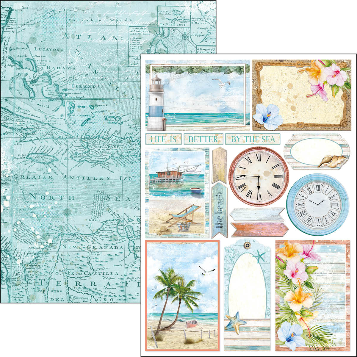 Ciao Bella Summer Breeze Creative Pad A4 9/Pkg