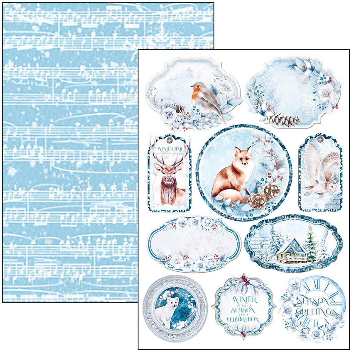 Ciao Bella Winter Journey Creative Pad A4 9/Pkg