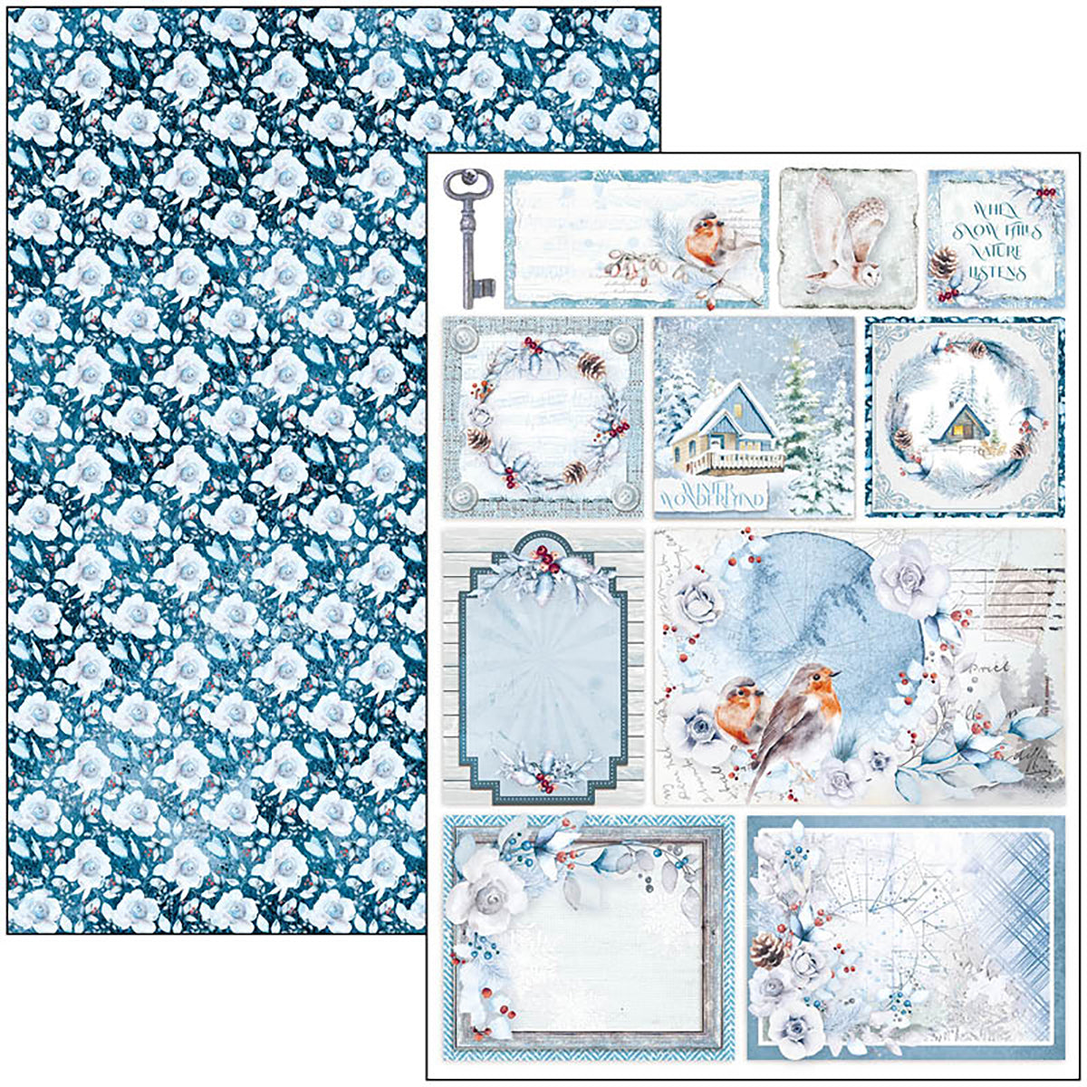 Ciao Bella Winter Journey Creative Pad A4 9/Pkg