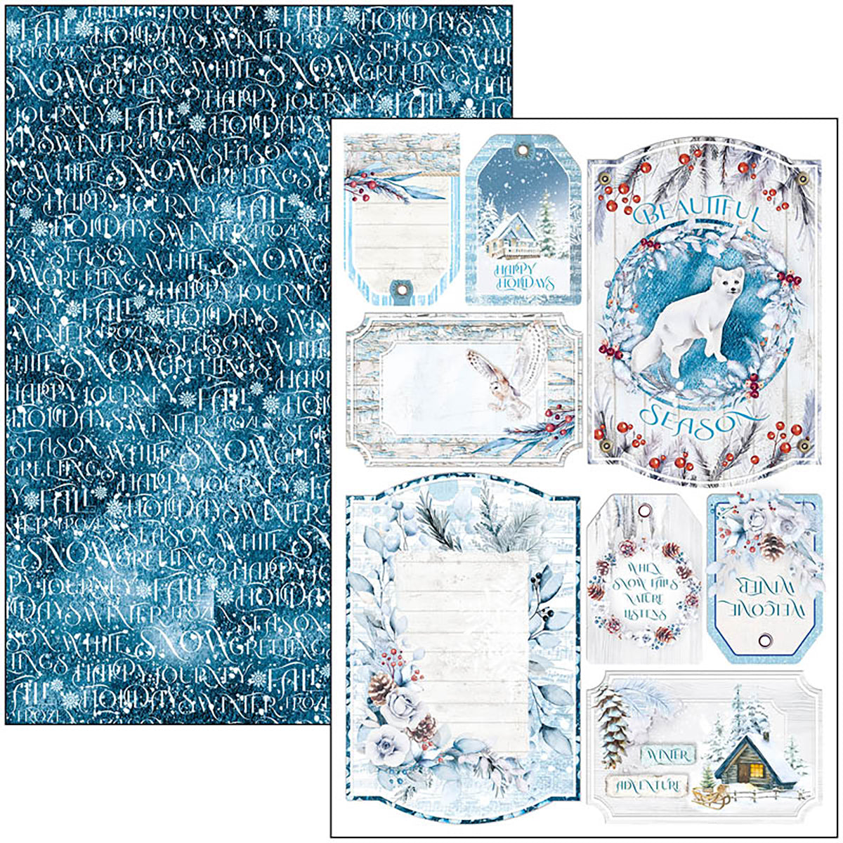 Ciao Bella Winter Journey Creative Pad A4 9/Pkg