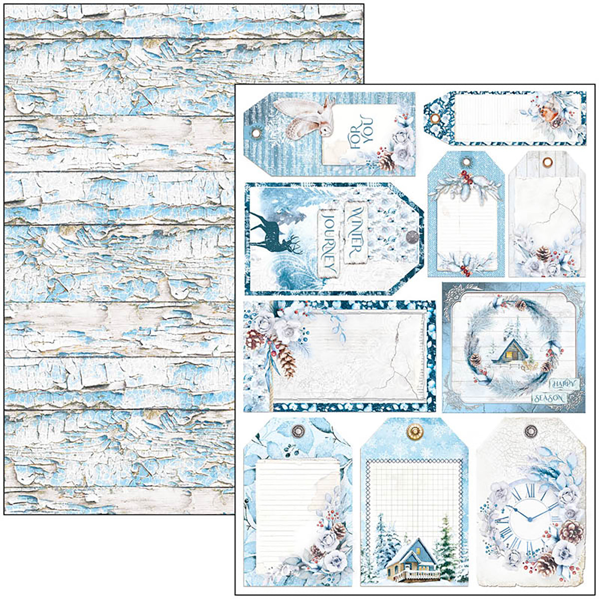 Ciao Bella Winter Journey Creative Pad A4 9/Pkg