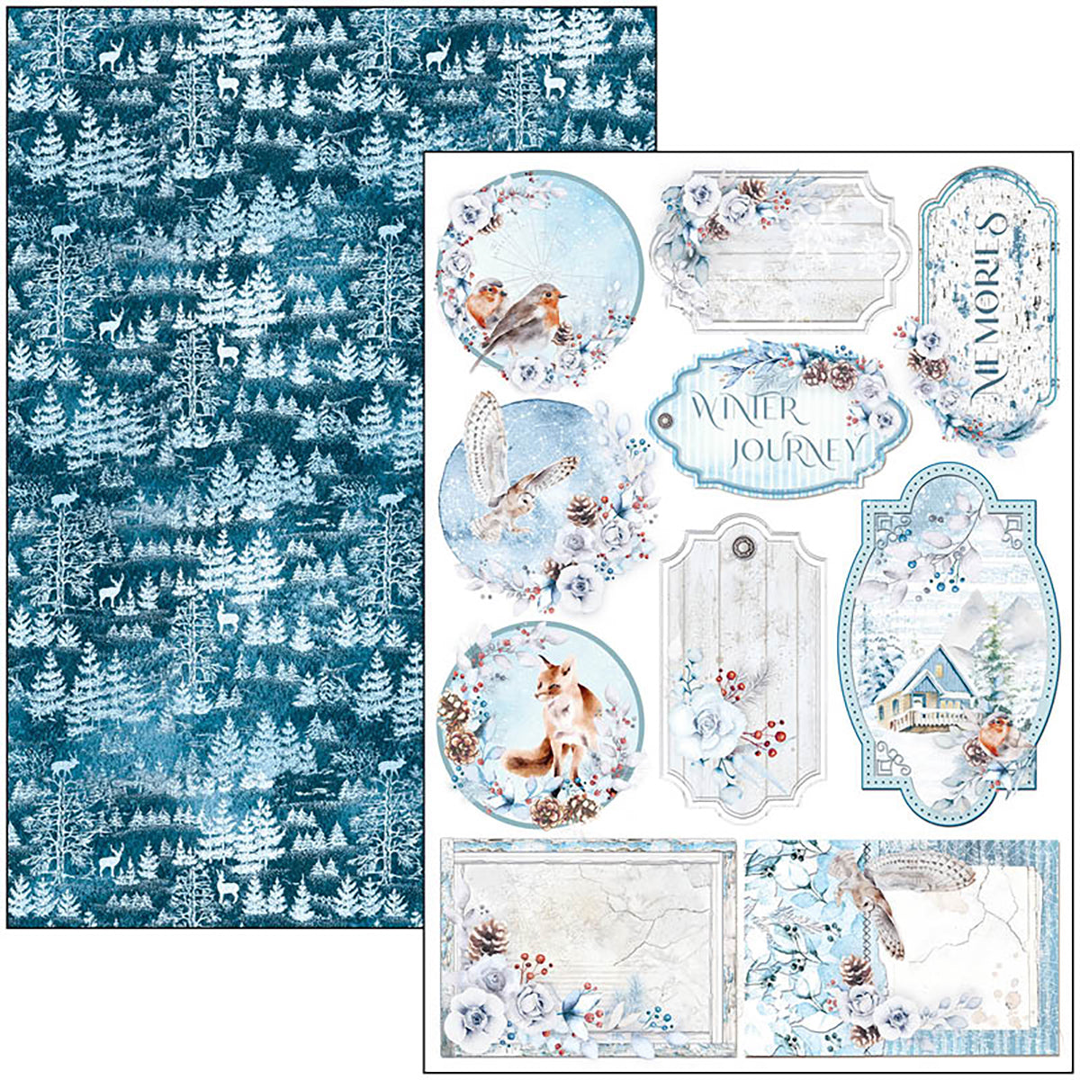 Ciao Bella Winter Journey Creative Pad A4 9/Pkg