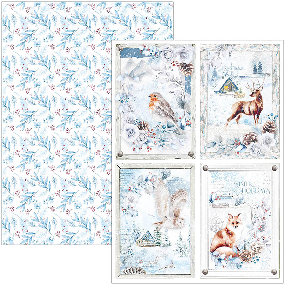 Ciao Bella Winter Journey Creative Pad A4 9/Pkg