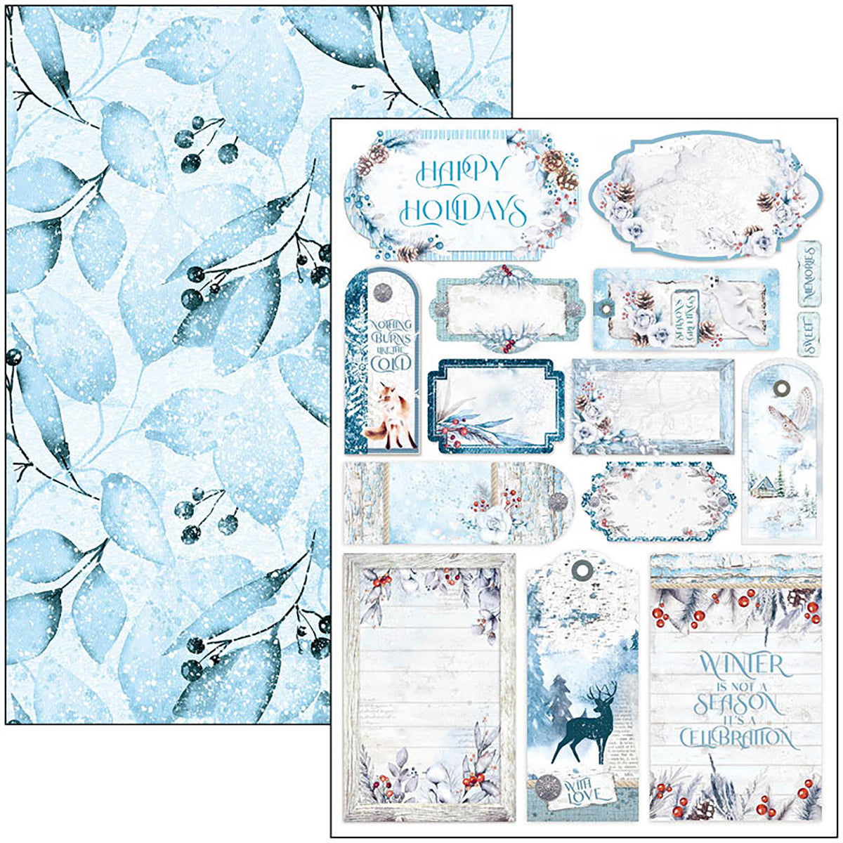 Ciao Bella Winter Journey Creative Pad A4 9/Pkg