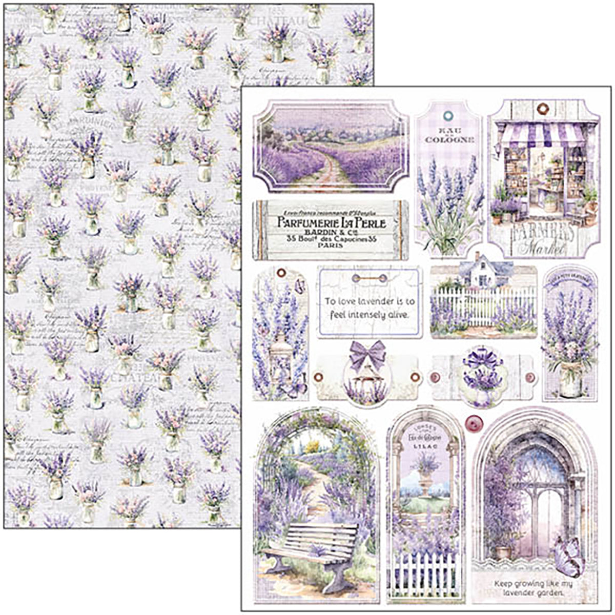 Morning In Provence Creative Pad A4 9/Pkg