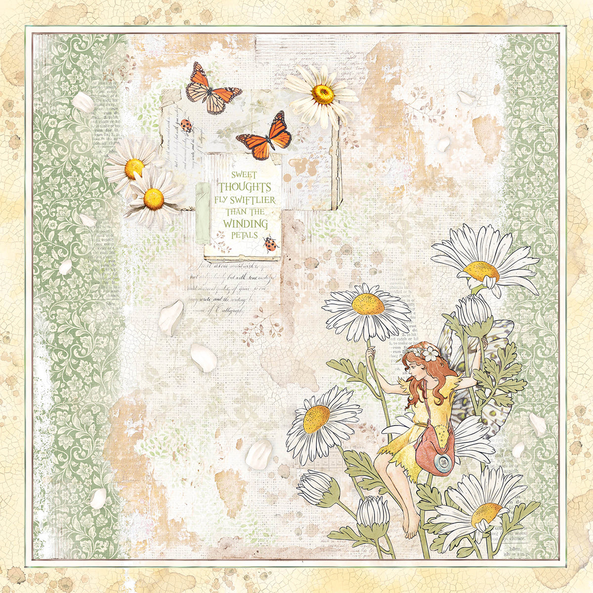 Ciao Bella Enchanted Land Paper Pad 8"x8" 12/Pkg