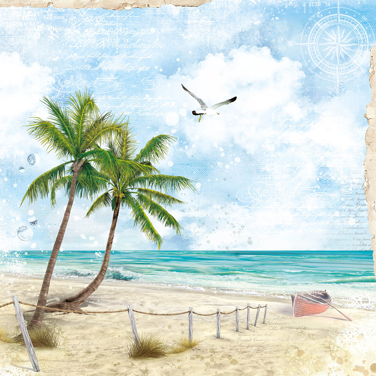 Ciao Bella Summer Breeze Paper Pad 8"x8" 12/Pkg