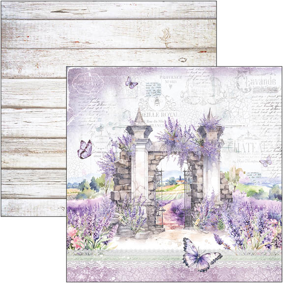 Morning In Provence Paper Pad 8"x8" 12/Pkg