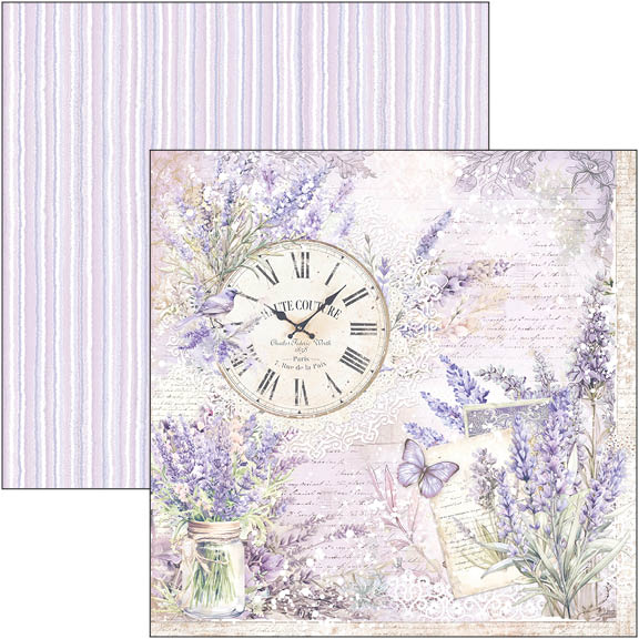 Morning In Provence Paper Pad 8"x8" 12/Pkg