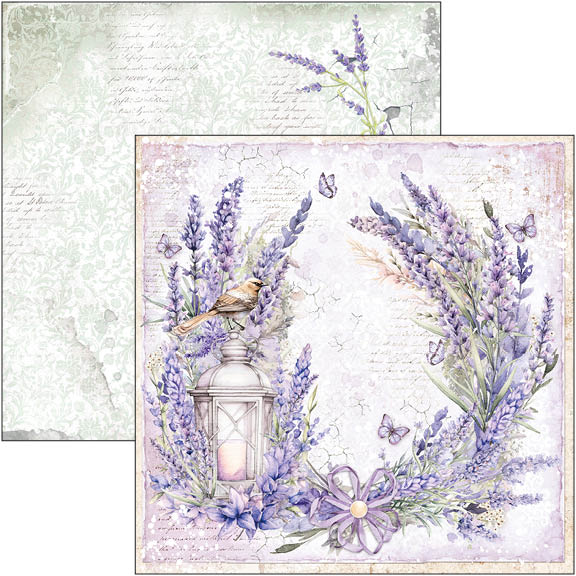 Morning In Provence Paper Pad 8"x8" 12/Pkg