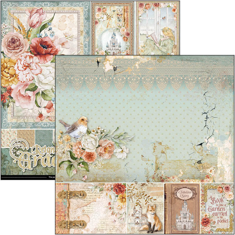 Reign of Grace Pad 12x12 12/Pkg