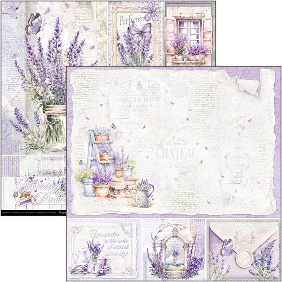 Morning In Provence Paper Pad 12"x12" 12/Pkg