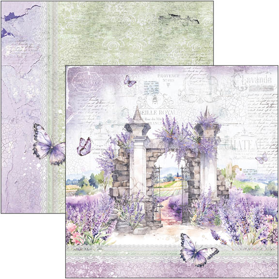 Morning In Provence Paper Pad 12"x12" 12/Pkg