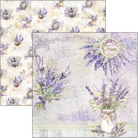 Morning In Provence Paper Pad 12"x12" 12/Pkg