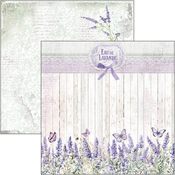 Morning In Provence Paper Pad 12"x12" 12/Pkg